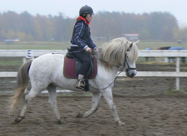 Hanna Roslund och Dokka, 7 oktober 2006.