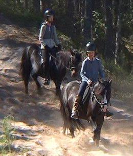 Black Bill och Hedda i sandtaget sommaren 2004